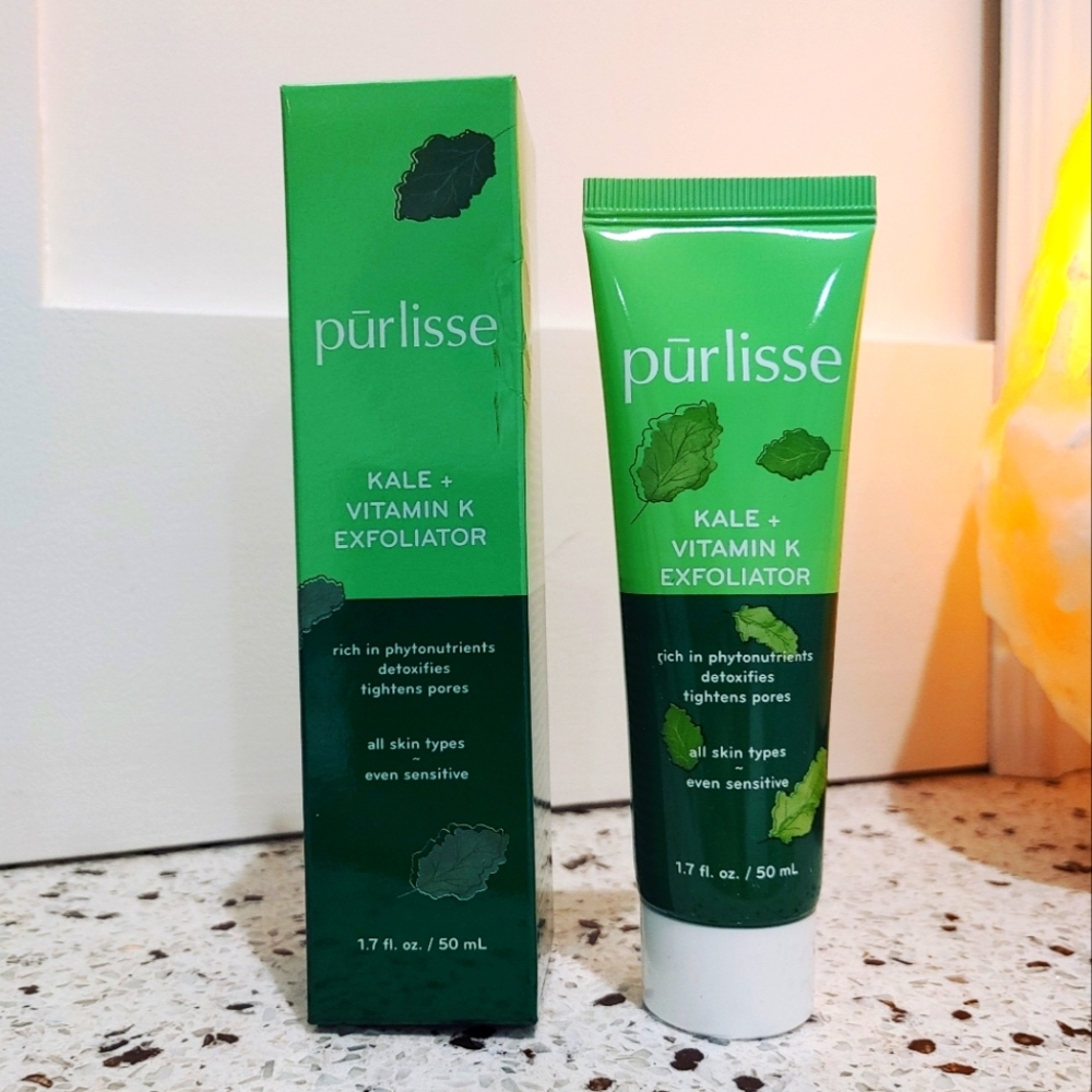 CLEAROUT DEAL!! Purlisse KALE + VITAMIN K EXFOLIATOR 50 ml Full Size